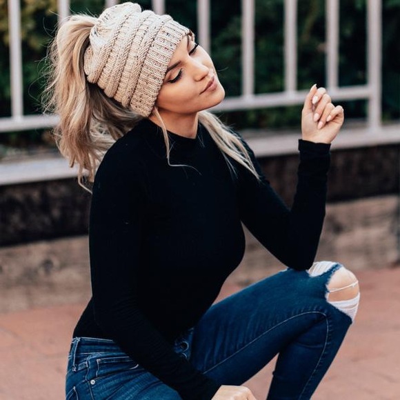 C.C Beanie Tail Beanie - Picture 4 of 5